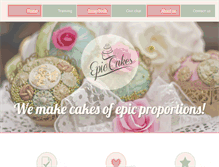Tablet Screenshot of epiccakes.co.uk